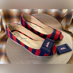 Lillybee U Ole Miss Wedges- Size 9